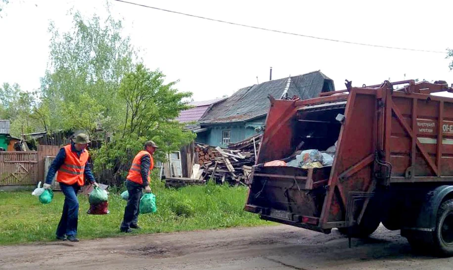 Вывоз мусора из частного дома в Малоярославце в октябре