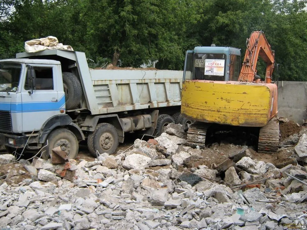 Вывоз бетонного боя и утилизация в Малоярославце в октябре